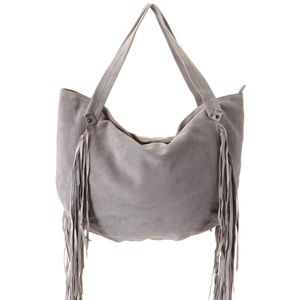 Sorial suede fringe handbag